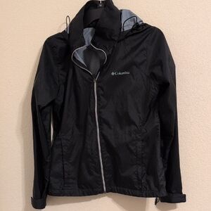 Columbia | Black Lightweight Rain Jacket